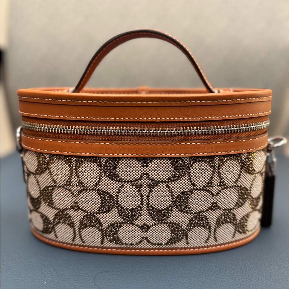 NWT - Coach - Crystal Signature Jacquard - Trail Bag